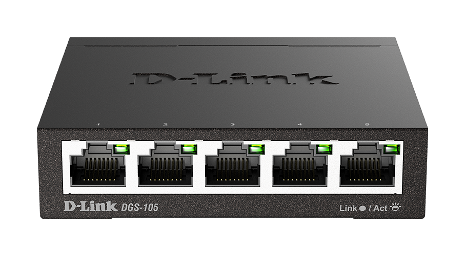 D-Link 5 портовый Gigabit коммутатор DGSF105
