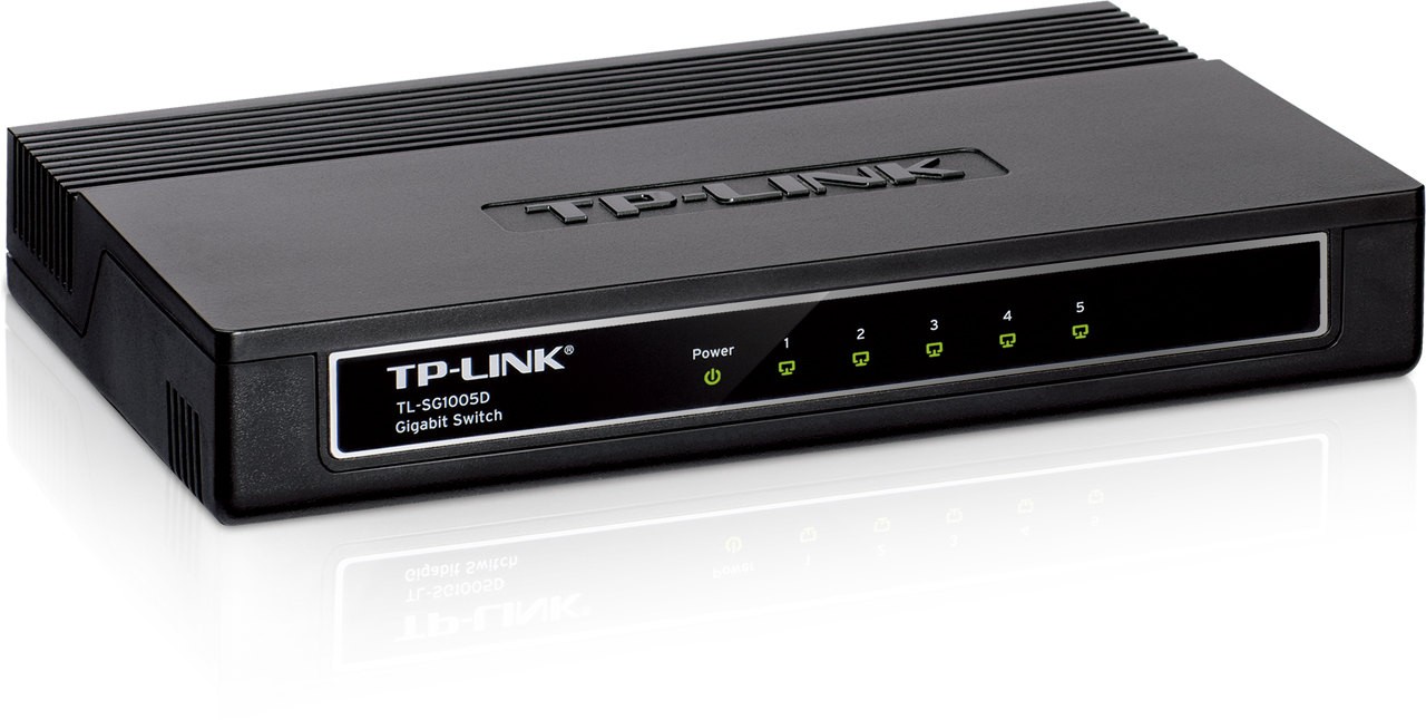 TP-Link 5 портовый Gigabit коммутатор SG1005D