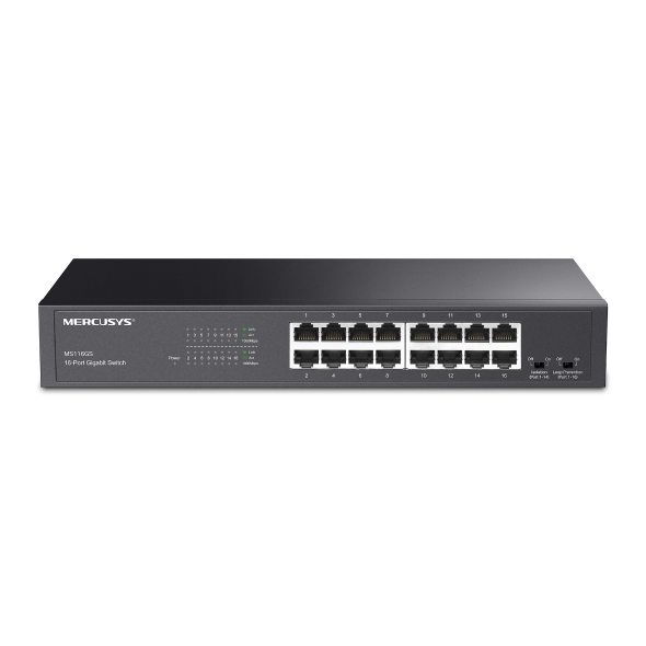Mercusys 16 портовый Gigabit Desktop Rackmount коммутатор MS116GS