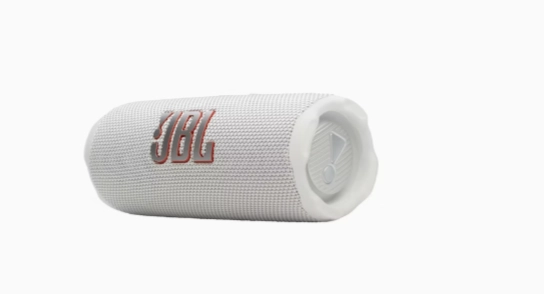 مكبر صوت محمول JBL Flip 7 باللون الأبيض (1200130019302)