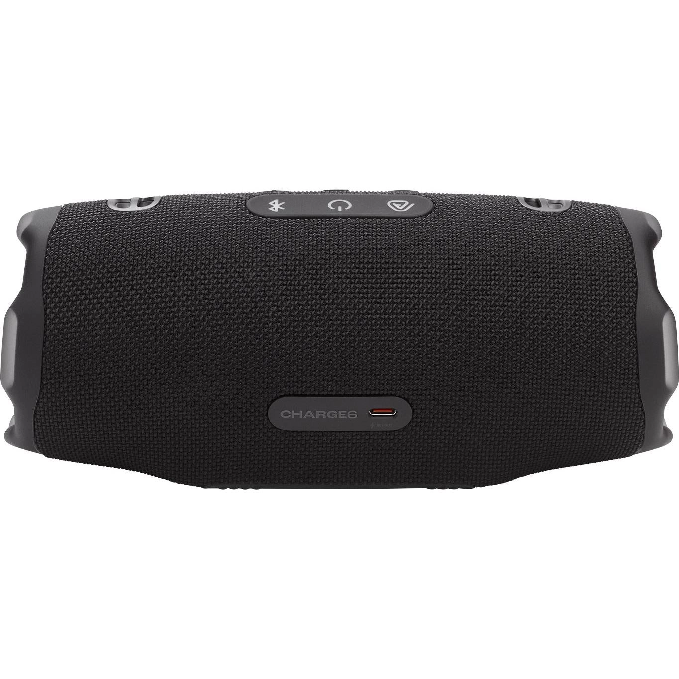 مكبر صوت محمول JBL Charge 6 باللون الأسود (JBLCHARGE6BLK)