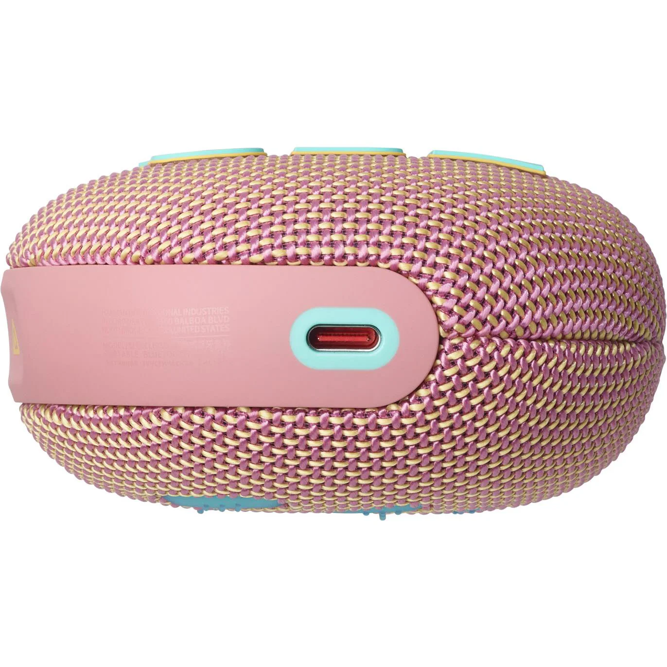 مكبر صوت محمول JBL Clip 5 باللون الوردي (JBLCLIP5PINK)
