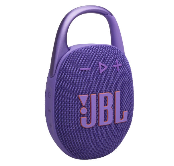 Портативная колонка JBL Clip 5, Фиолетовая (JBLCLIP5PUR)