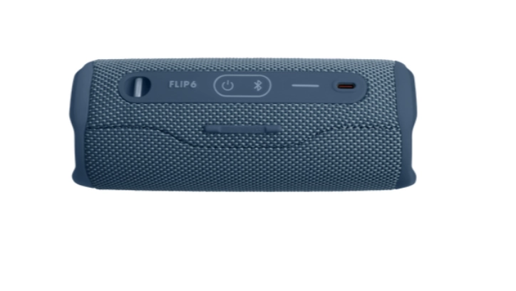 مكبر صوت محمول JBL Flip 6 باللون الأزرق (JBLFLIP6BLU)