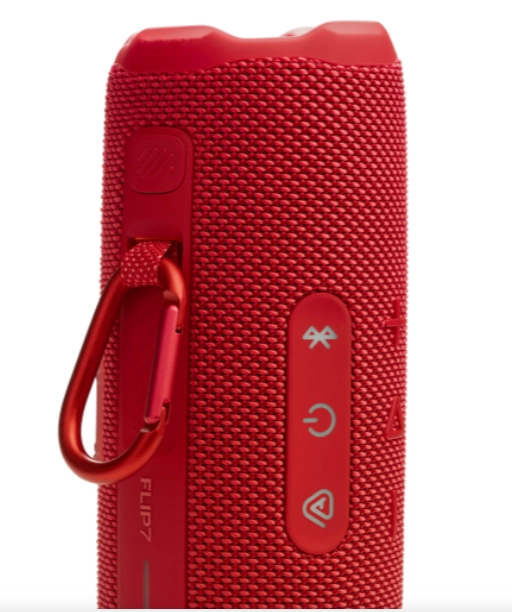 مكبر صوت محمول JBL Flip 7 باللون الأحمر (JBLFLIP7RED)