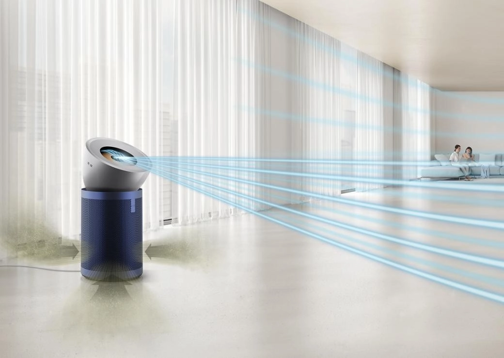 Dyson Air Purifier BP03 Bright Nickel/Prussian Blue