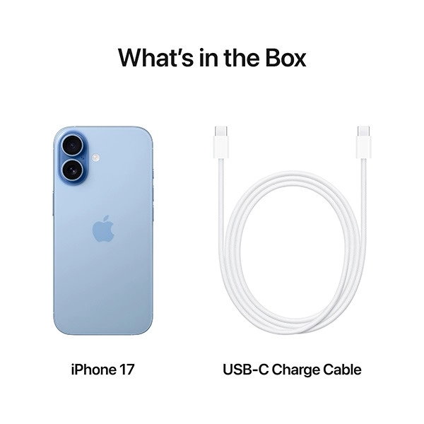 iPhone 17 Только eSIM 256 ГБ Туманно-Синий