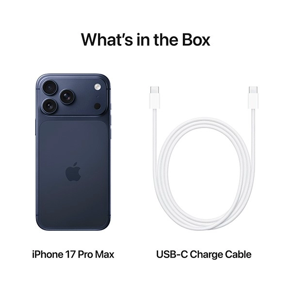 iPhone 17 Pro Max بسعة 256 جيجابايت أزرق داكن