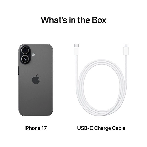 iPhone 17 بسعة 256 جيجابايت – أسود