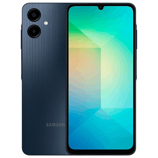 Samsung Galaxy A06 ‏(SM-A065) بسعة 6 جيجابايت / 128 جيجابايت LTE أسود