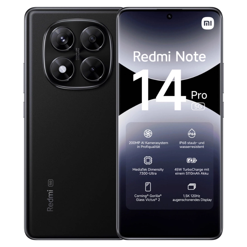 Xiaomi Redmi Note 14 Pro NFC 12GB/512GB 5G Black