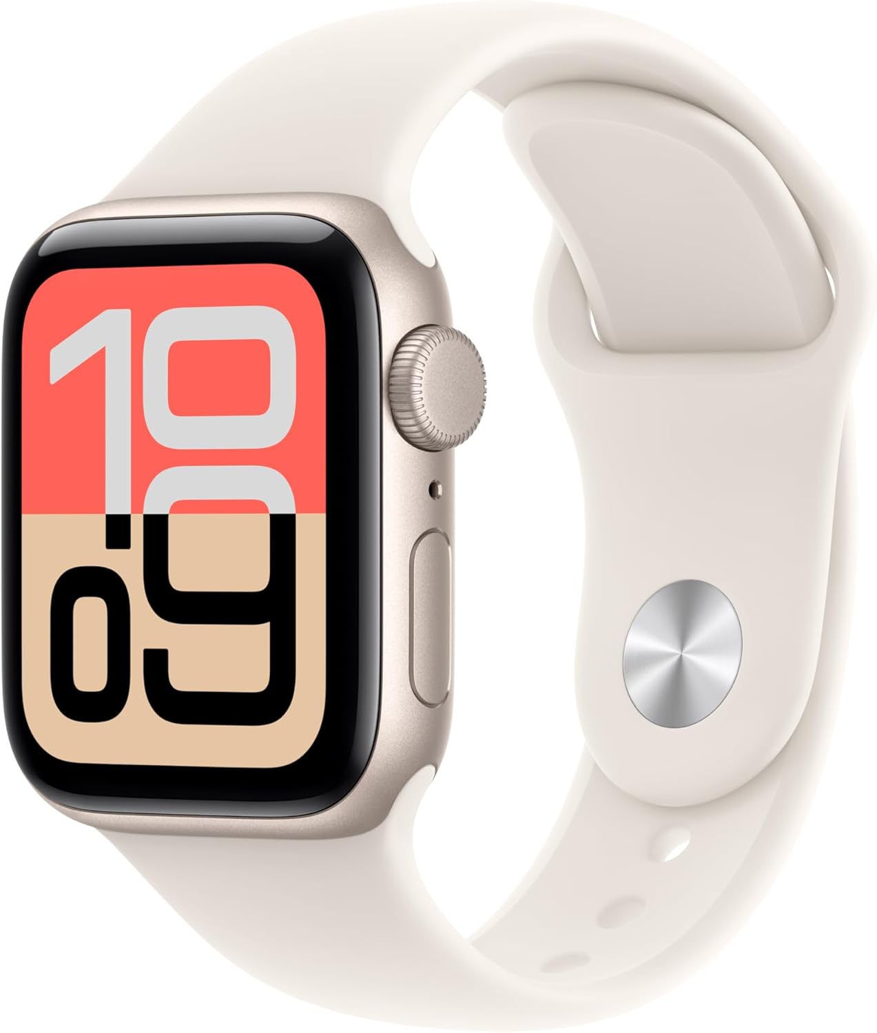 Apple Watch SE 3 GPS 40mm Starlight Aluminium Case With Starlight Sport Band MEH34 S/M