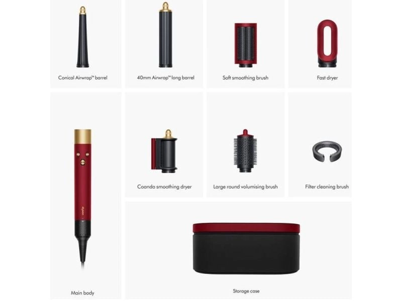 Hair Dryer Dyson HS08 Red Velvet Gold