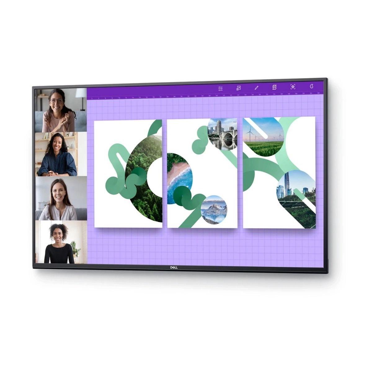 شاشة Dell Pro 55 Plus P5525QC مقاس 55 بوصة