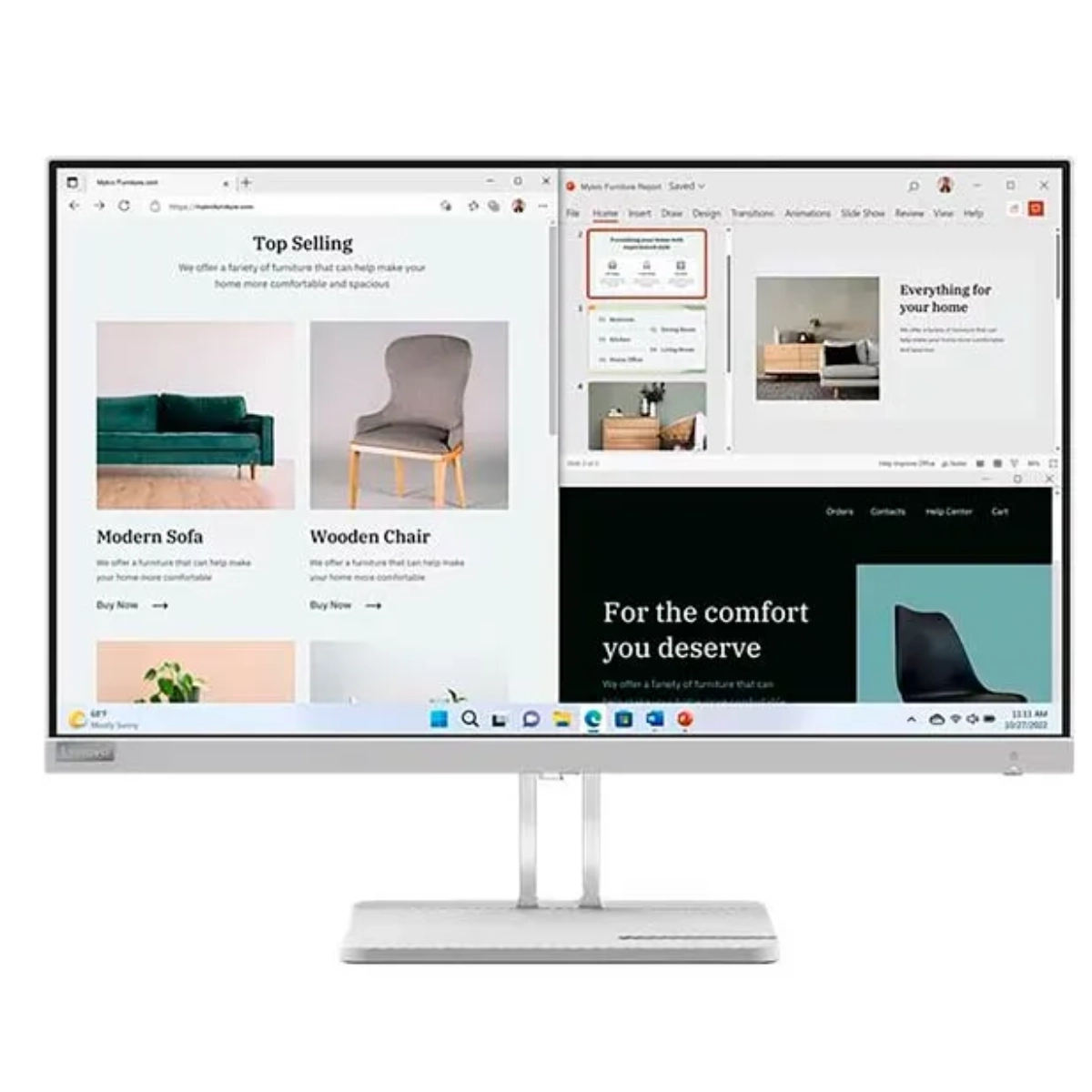 Lenovo Monitor L27E-40 (67ACKAC4AE)