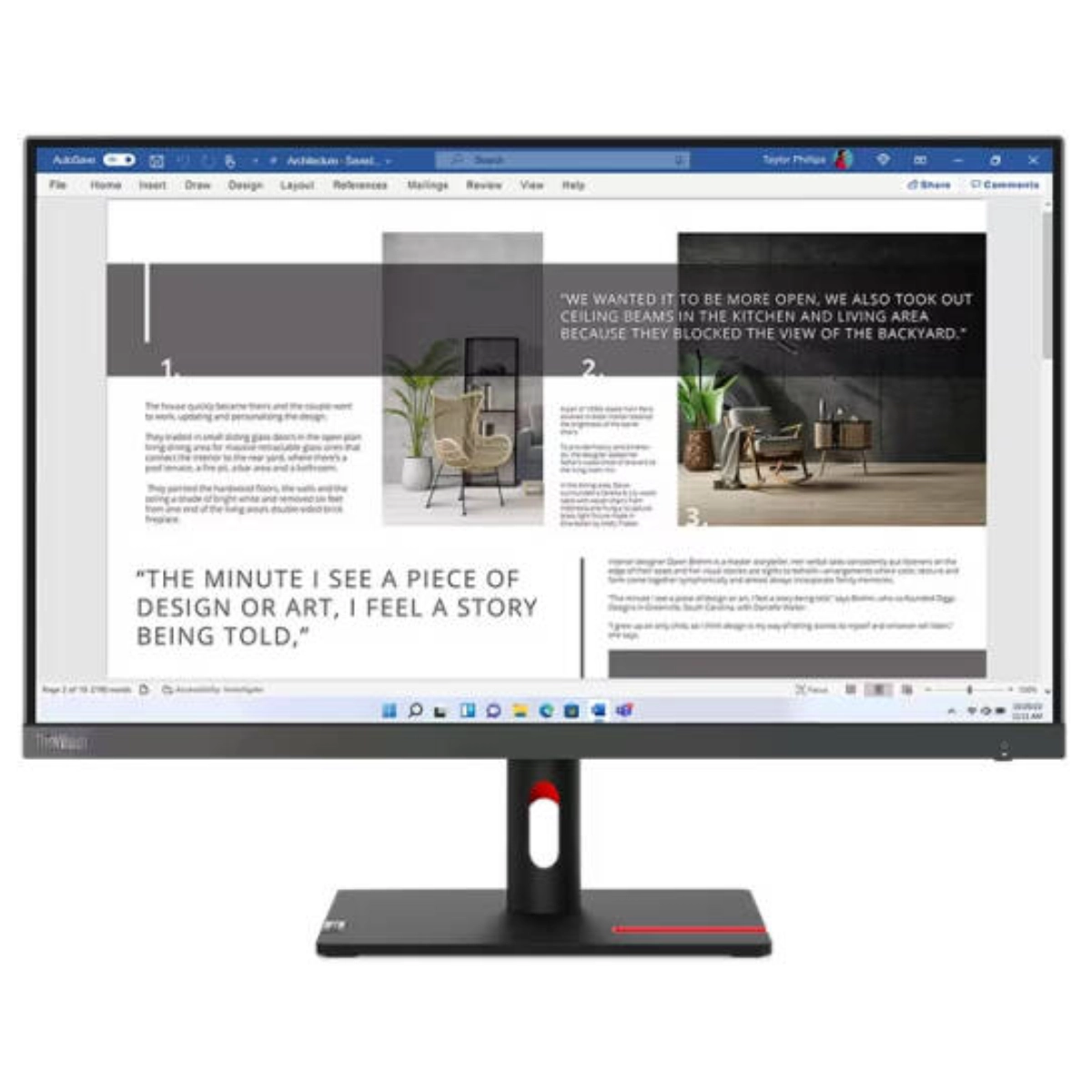 Lenovo Monitor ThinkVision S27i-30 (63DFKAT4UK)
