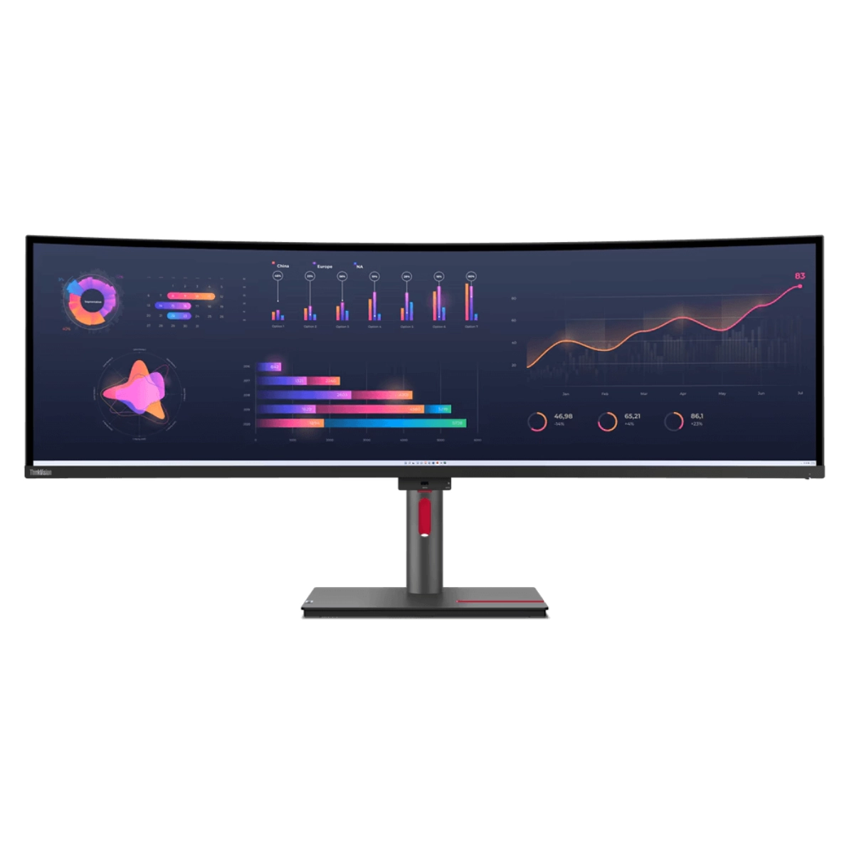 Lenovo Monitor ThinkVision P49w-20 (63DBRAT1UK)