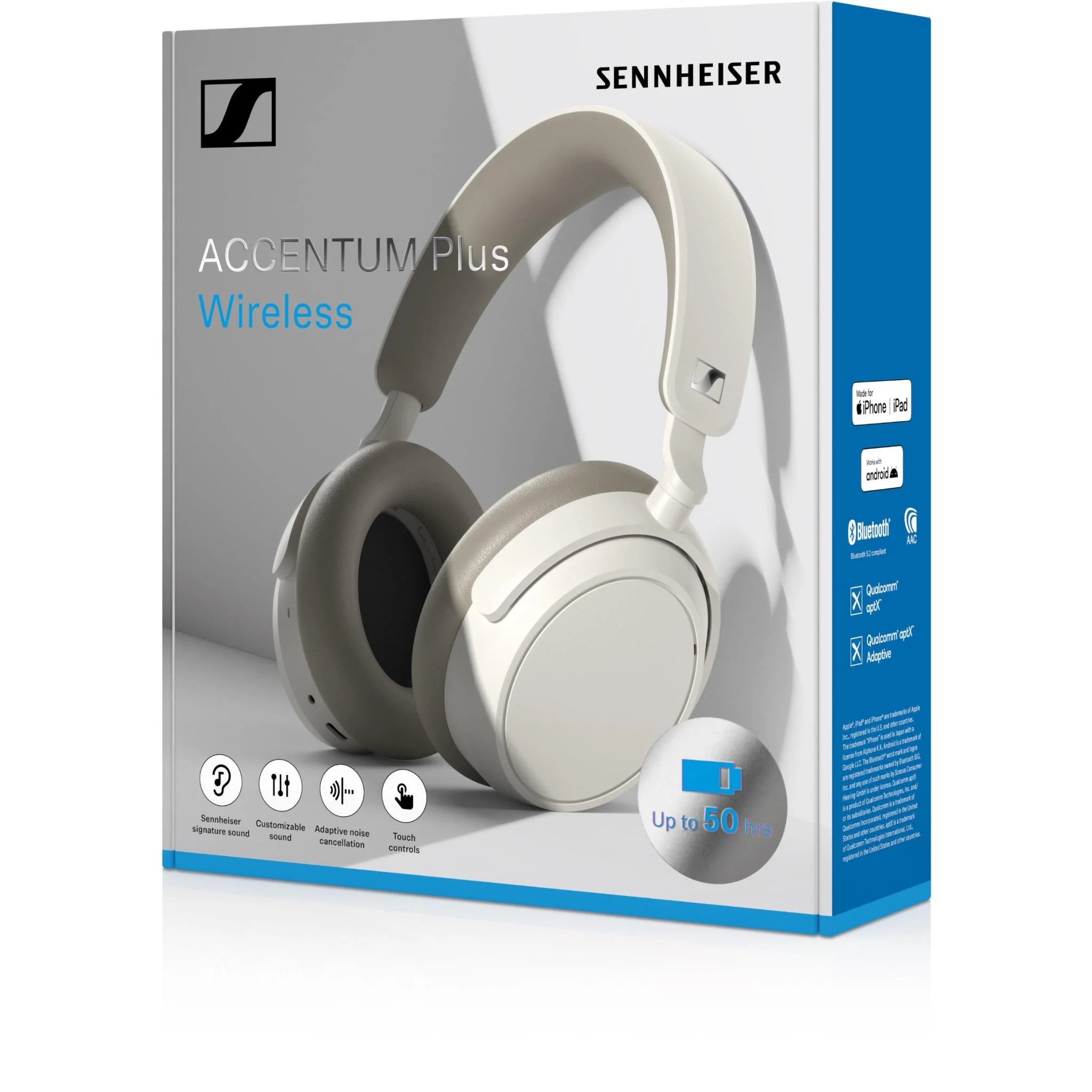 Sennheiser Accentum Plus Bluetooth Headset White (700177)