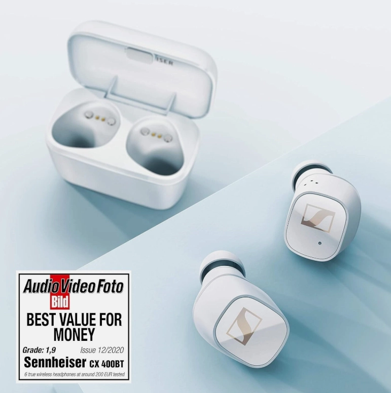 Беспроводные наушники Sennheiser True Wireless, Белые (508901)