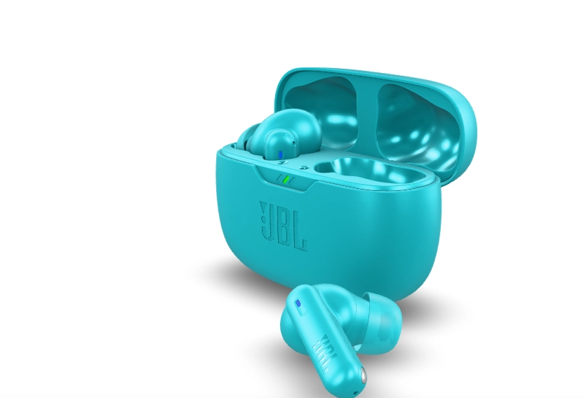 سماعات أذن لاسلكية JBL Wave Beam 2 باللون الأزرق