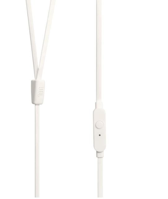 Проводные внутриканальные наушники JBL T110, Белые