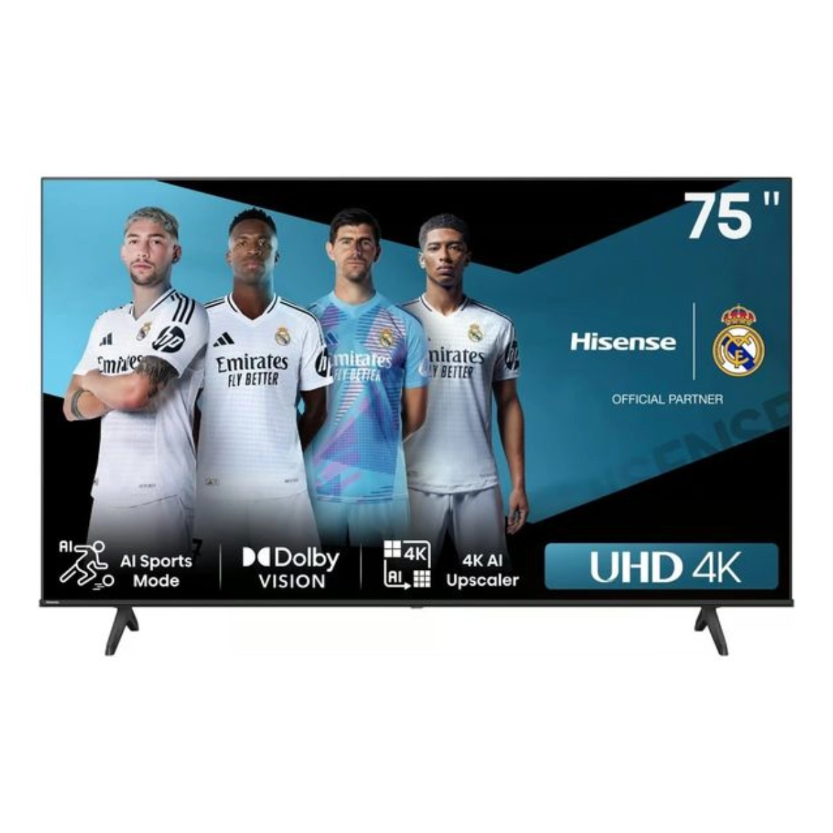 تلفزيون Hisense ذكي 75 بوصة LED 4K UHD موديل A62QS