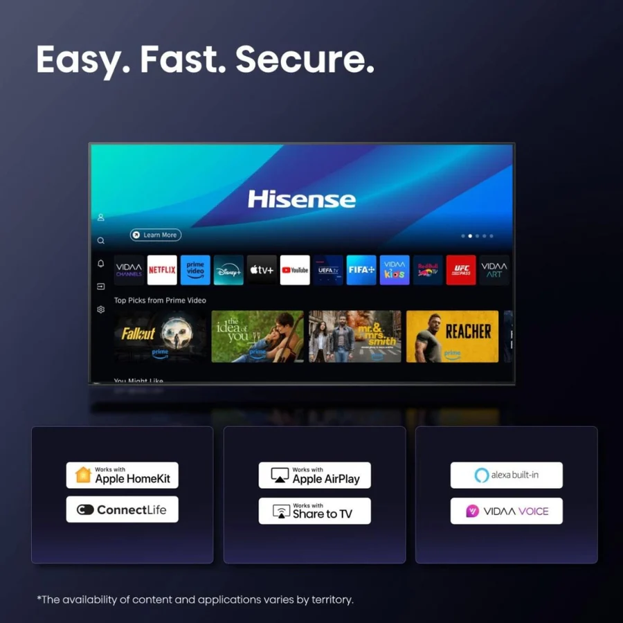 Смарт-телевизор Hisense 50 дюймов LED 4K UHD A61Q