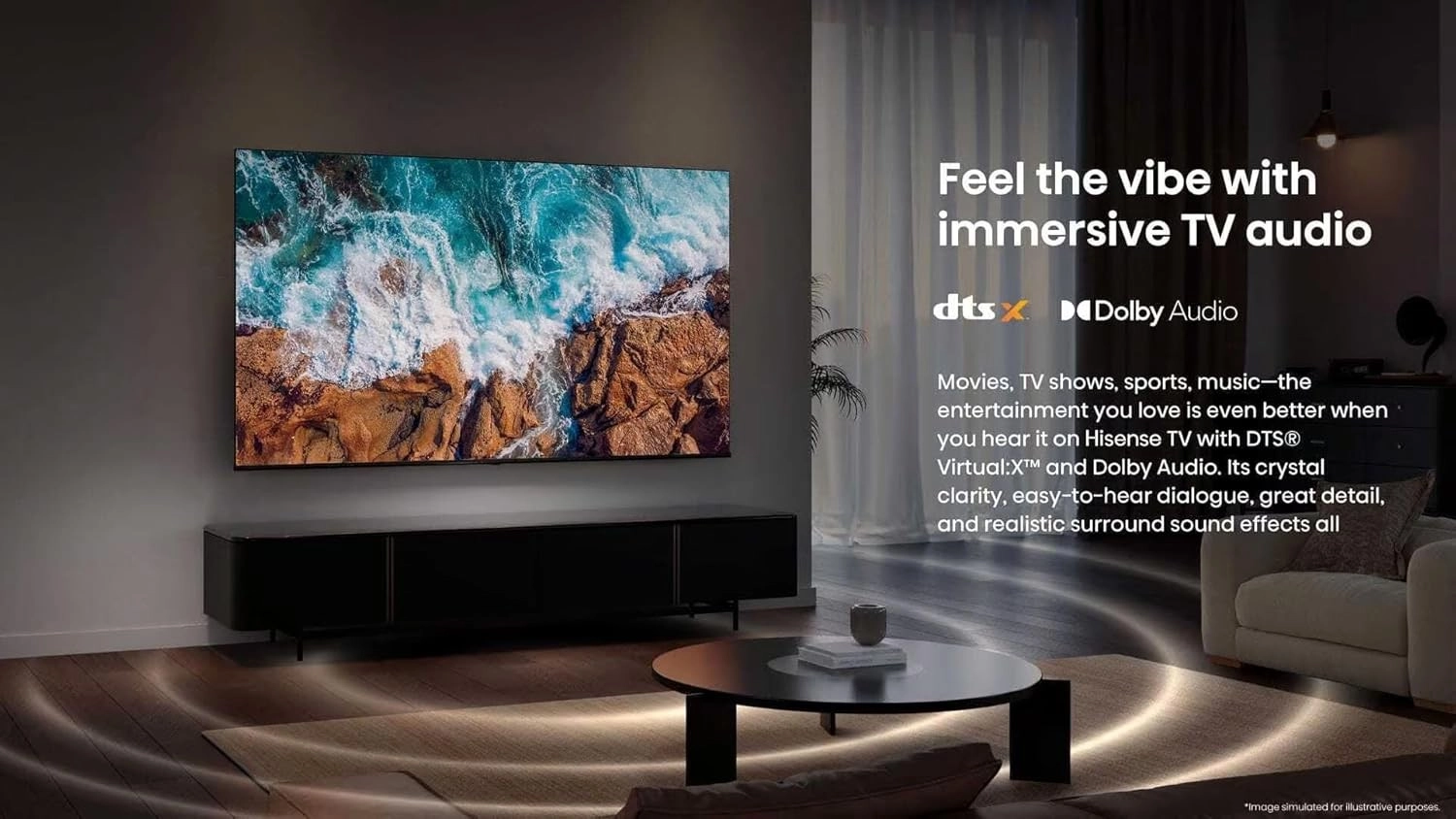 Смарт-телевизор Hisense 55 дюймов LED 4K UHD A61Q
