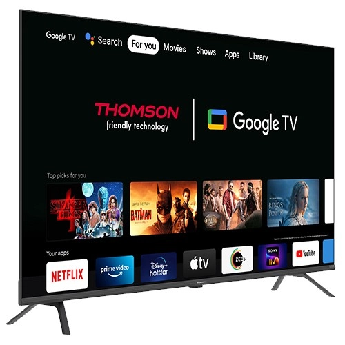 تلفزيون Thomson 55 بوصة QLED Plus مع مكبرات صوت أمامية