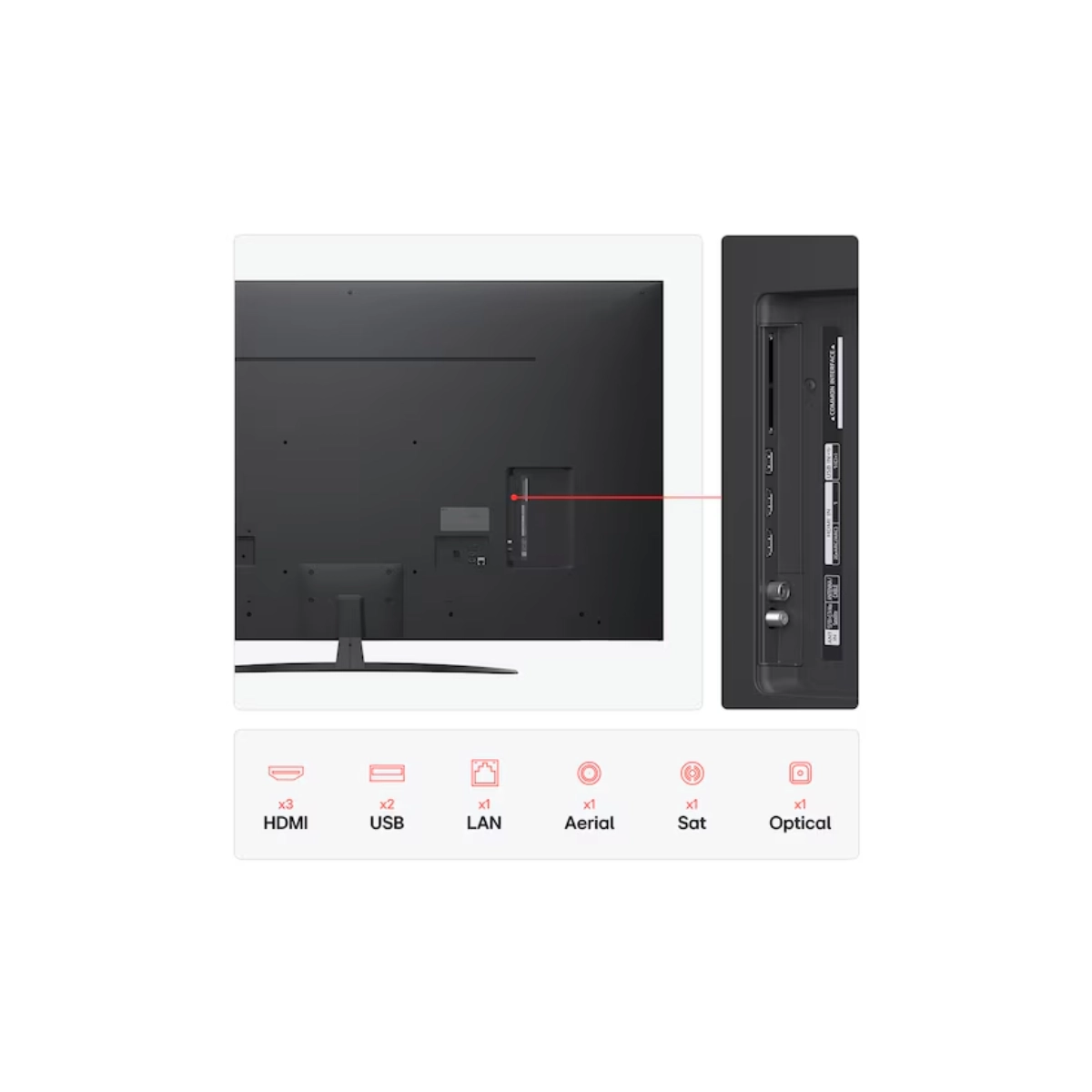 LG 65 inch NanoCell 4K Smart TV 65NANO81A6A