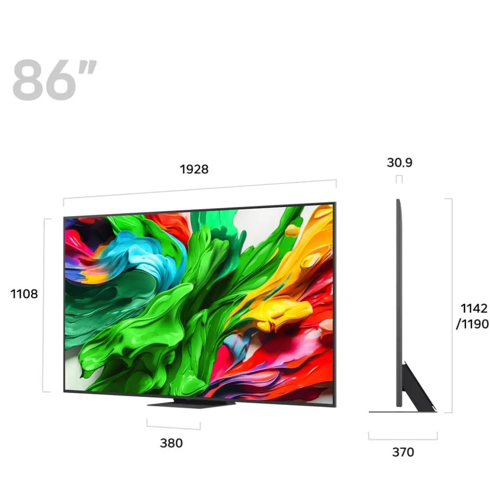 LG 86 inch QNED 4K Smart TV 86QNED86A6A