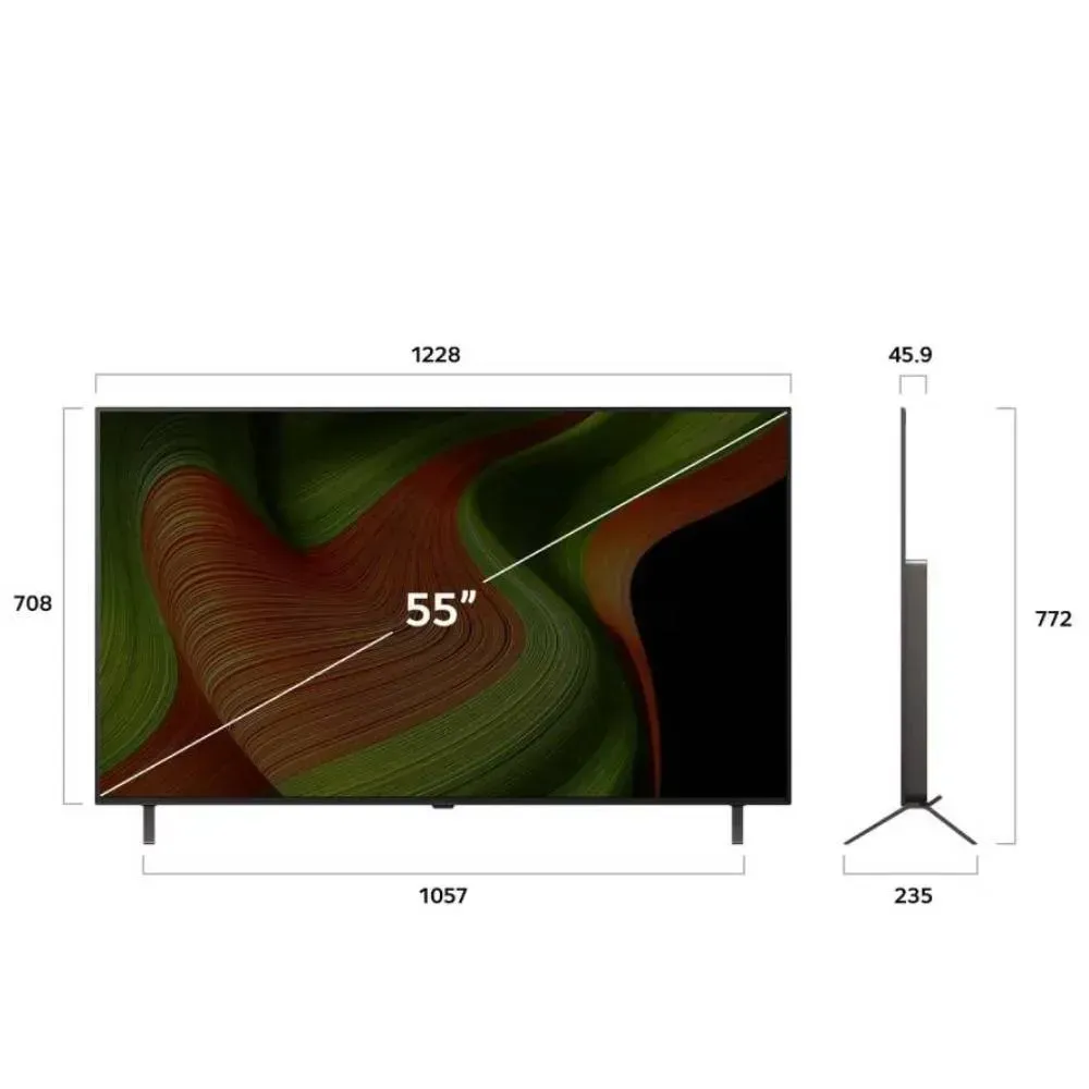 تلفزيون LG ذكي 55 بوصة OLED 4K موديل OLED55B5RLA