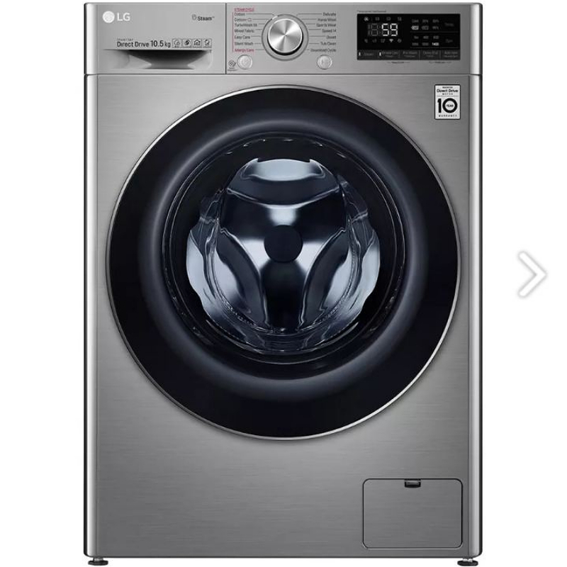 LG Washing Machine F2V7GW9T Silver