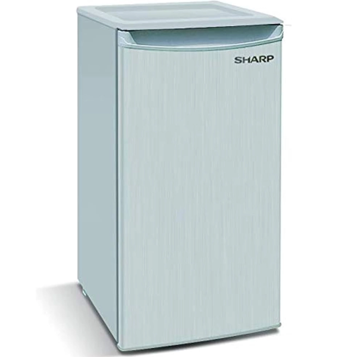 Мини-бар холодильник Sharp 150 л, серебристый (с замком и ключом)