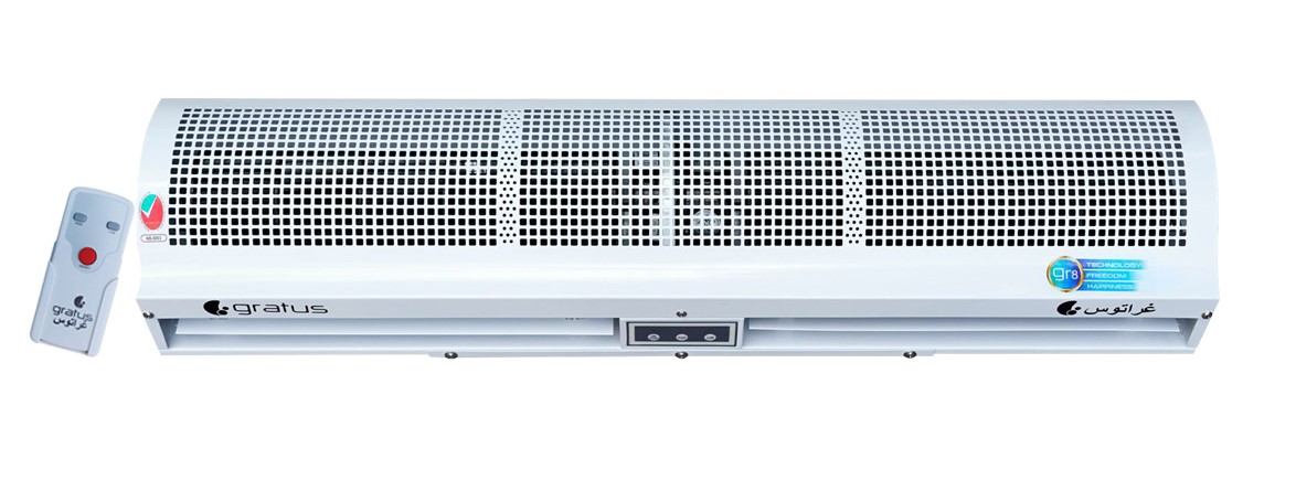 Gratus Air Curtain 120cm Cross Flow with Remote & Sensor (GC12G5-2RC-DS)