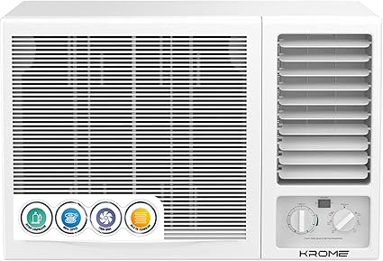 Krome 18000 BTU Window Air Conditioner T3 R410 KR-AWP18ZETT3