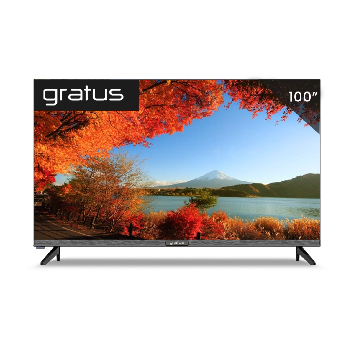 تلفزيون Gratus ذكي 100 بوصة 4K QLED بنظام Google TV مع ThinQ AI ولوحة ZBT (LT100QG634E)