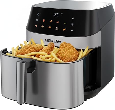 Green Lion Deluxe Air Fryer LED Touch Screen 8L