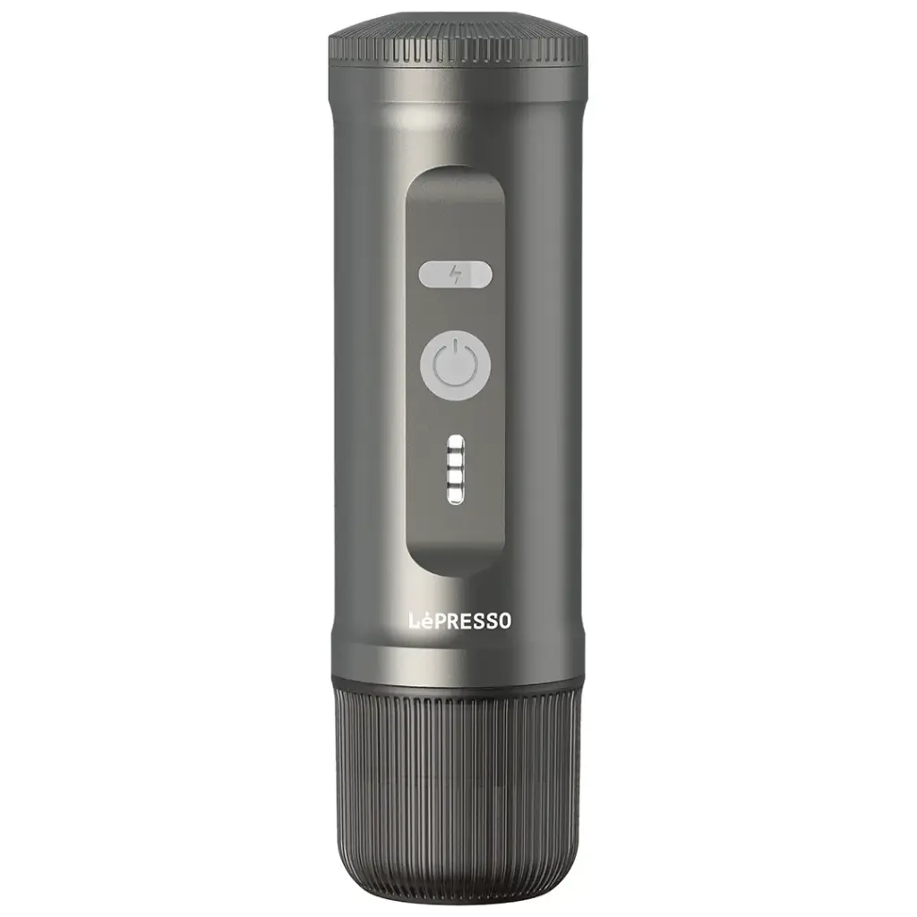 ماكينة إسبريسو محمولة LePresso 2 في 1 بضغط 20 Bar وبطارية 3×2500mAh (LPCFFPCM0095-GY)