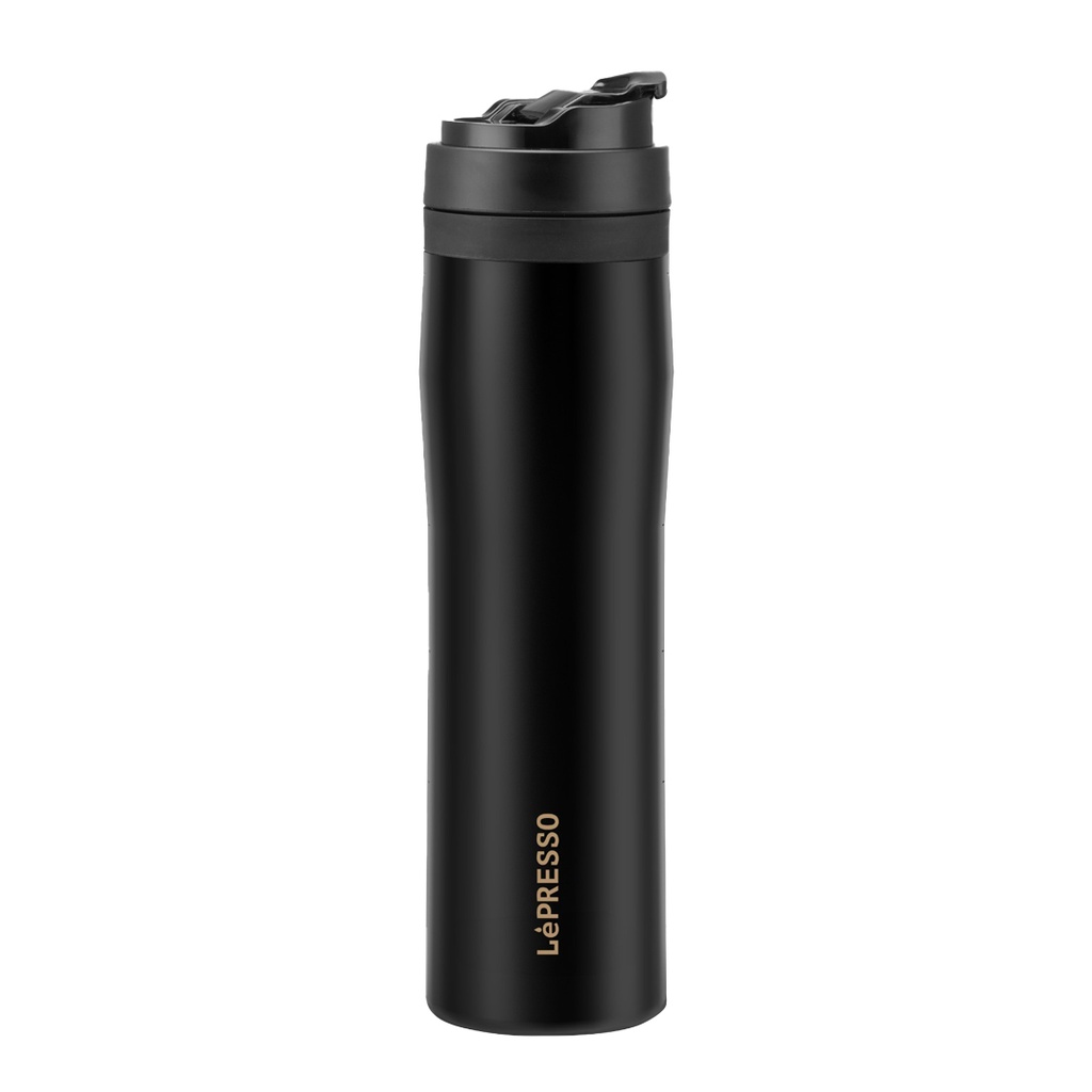 فرنش برس محمول LePresso للقهوة والشاي 350ml (LPSPFPBK)