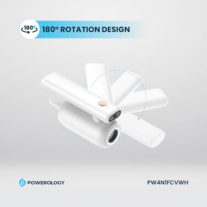 Powerology Handheld Vacuum, Blower & Inflator Device