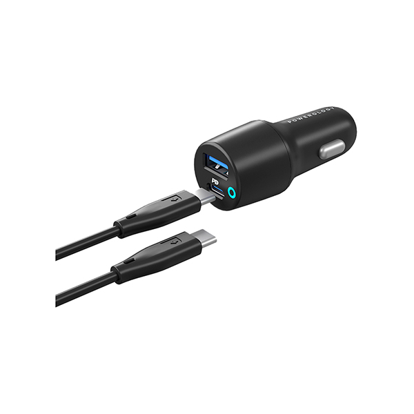 Автомобильное зарядное устройство Powerology Dual Port