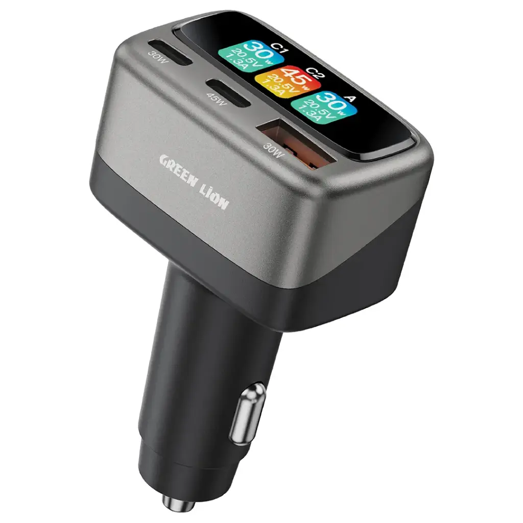 Green Lion DRIVE CORE 105W TFT Car Charger PD 45W