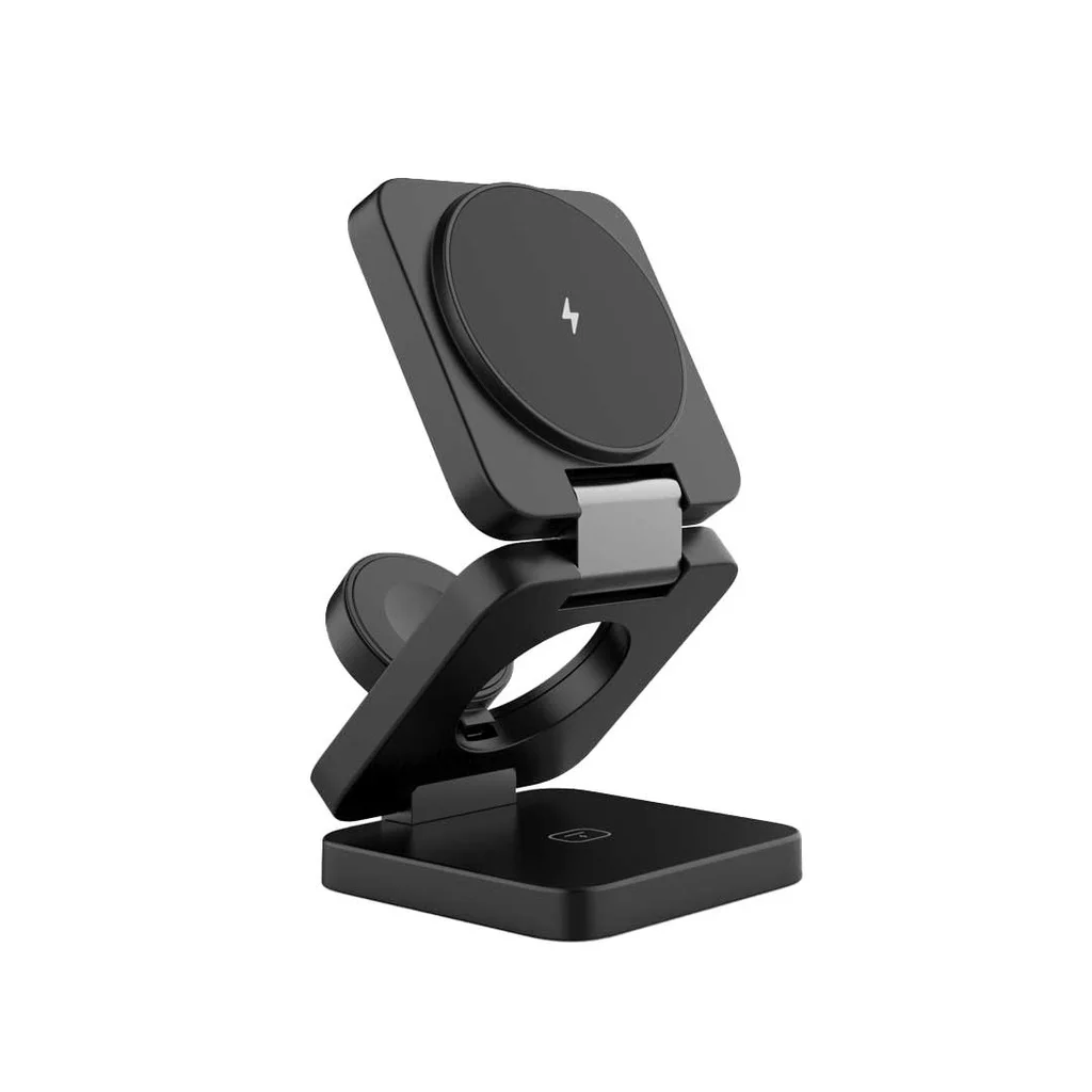 Porodo Multi-Device Wireless Charger Sleek, Lightweight and Travel-Friendly