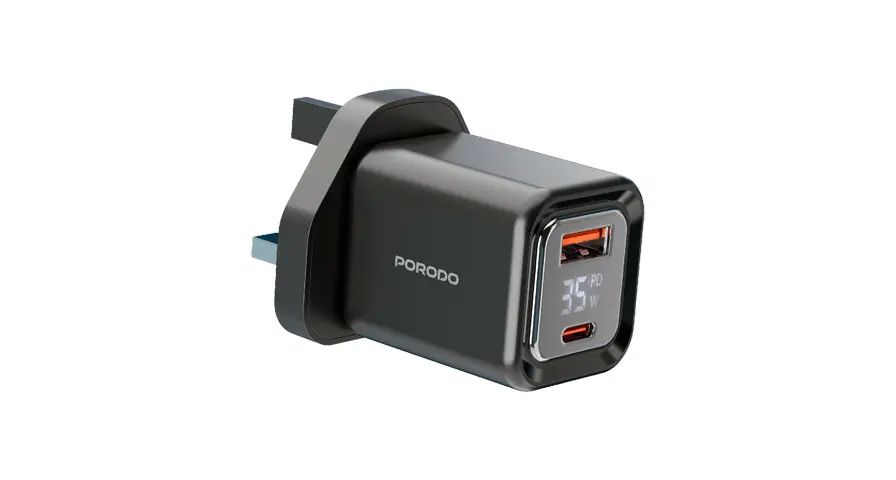 Porodo Dual-Port Quick Charger