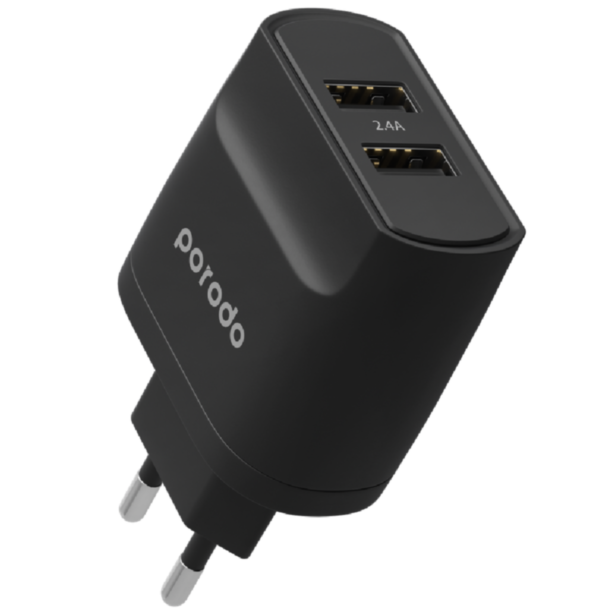 Porodo Dual-Port Wall Charger