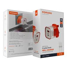 Porodo Crystal Shell GaN Wall Charger