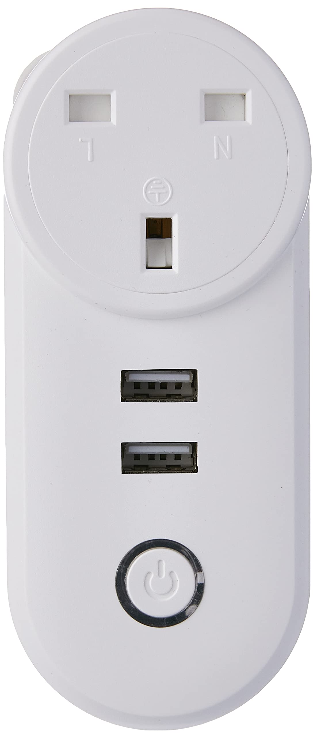 Porodo Lifestyle Dual USB Port Smart WiFi Plug UK 16A