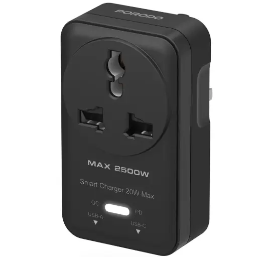 Porodo Velocitas Universal AC Wall Socket