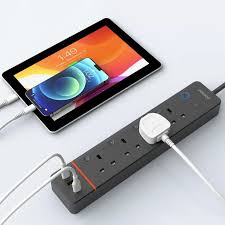 Porodo ChargeLink Smart Power Strip 4AC & USB-C Ports